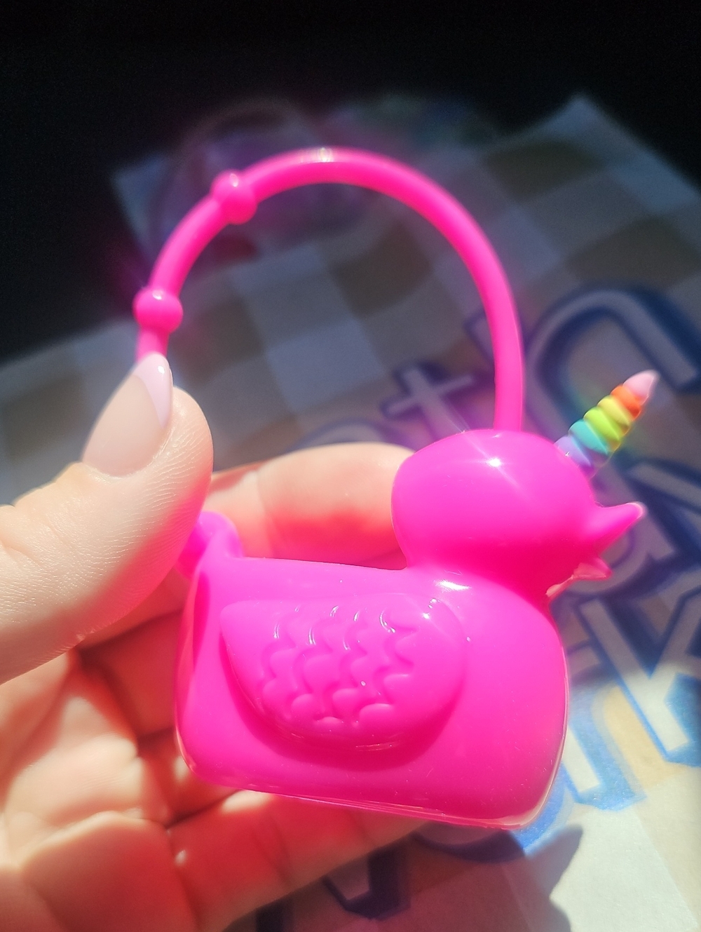 Unicorn Pink Duck Pocketbac Holder Billie  Limited Edition Bath & Body Works NEW